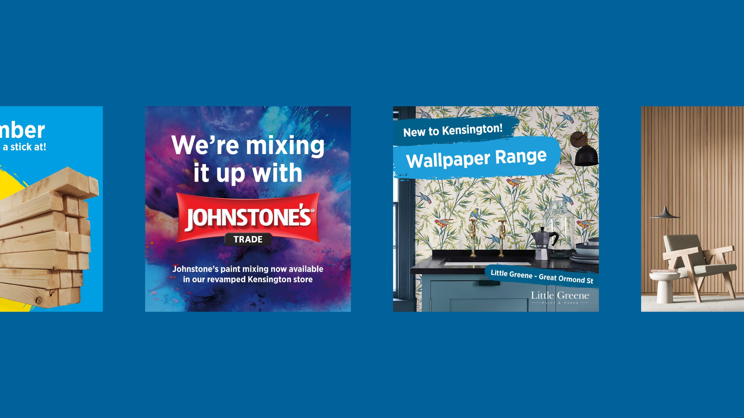 Selection of Leyland social media graphics