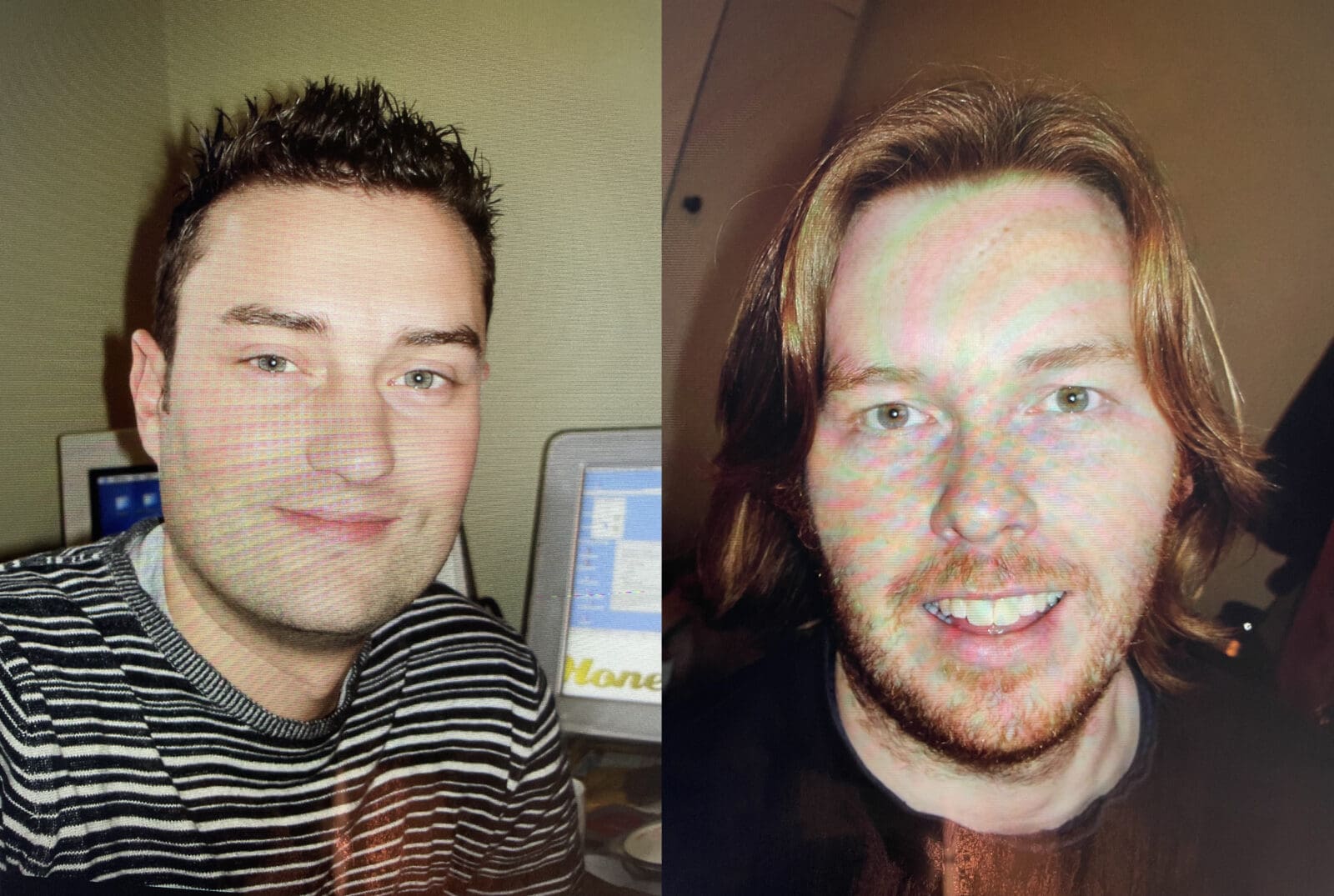 Joe & Luke back in 2006 in Joe's spare room