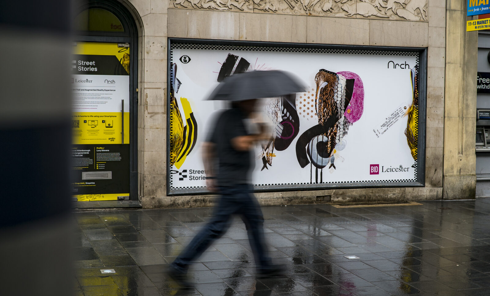 We launch our digital art project Street Stories with BID Leicester