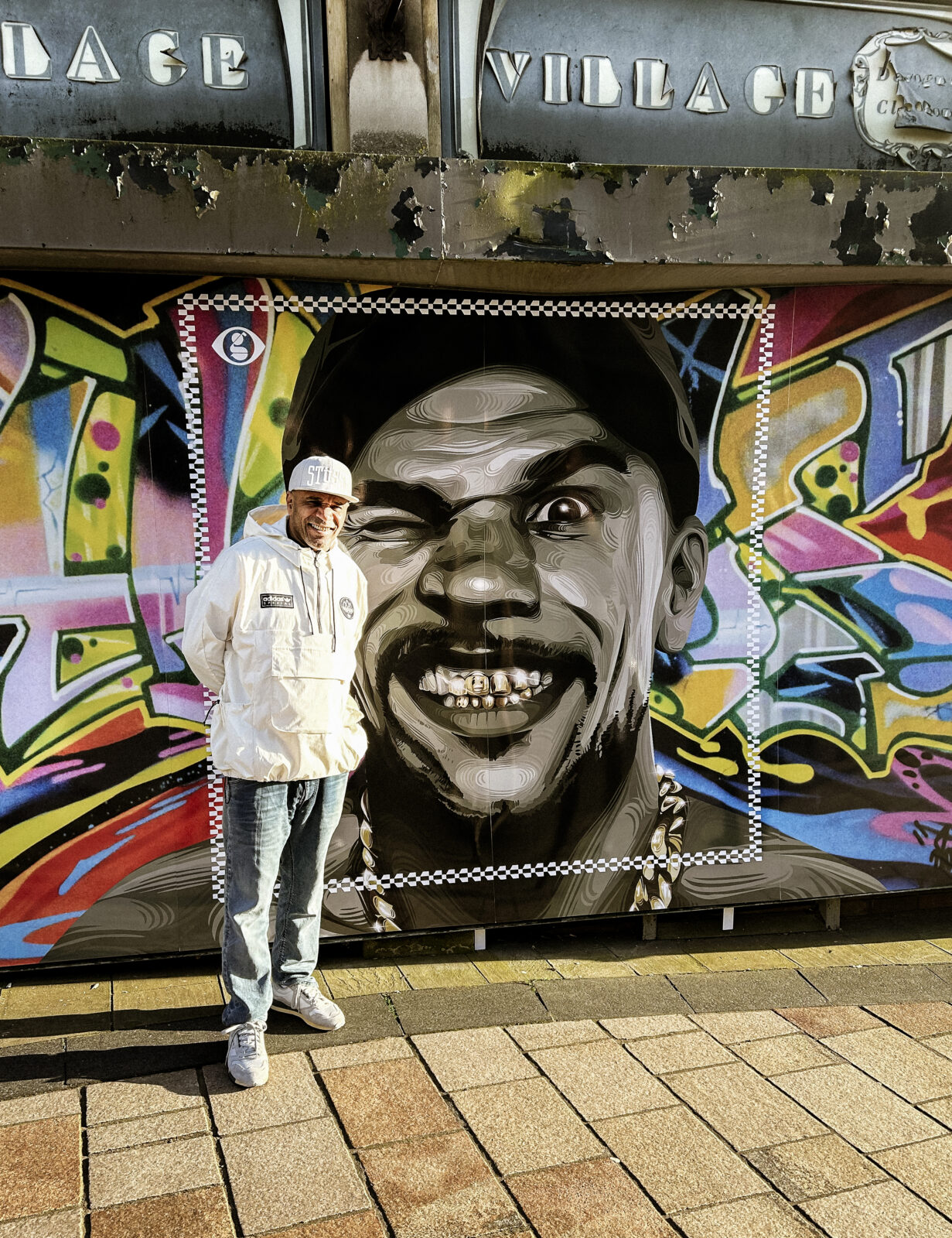We collaborate with the legendary Goldie, producing an artwork for Street Stories Wolverhampton