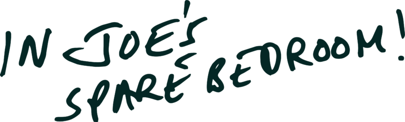 Handwritten text saying: 