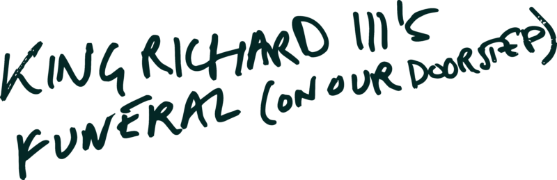 Handwritten text saying: 