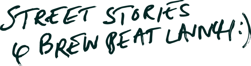 Handwritten text saying: 