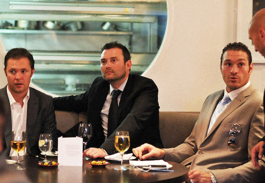 We start working with the film industry, and Joe is an extra alongside Tyson Fury