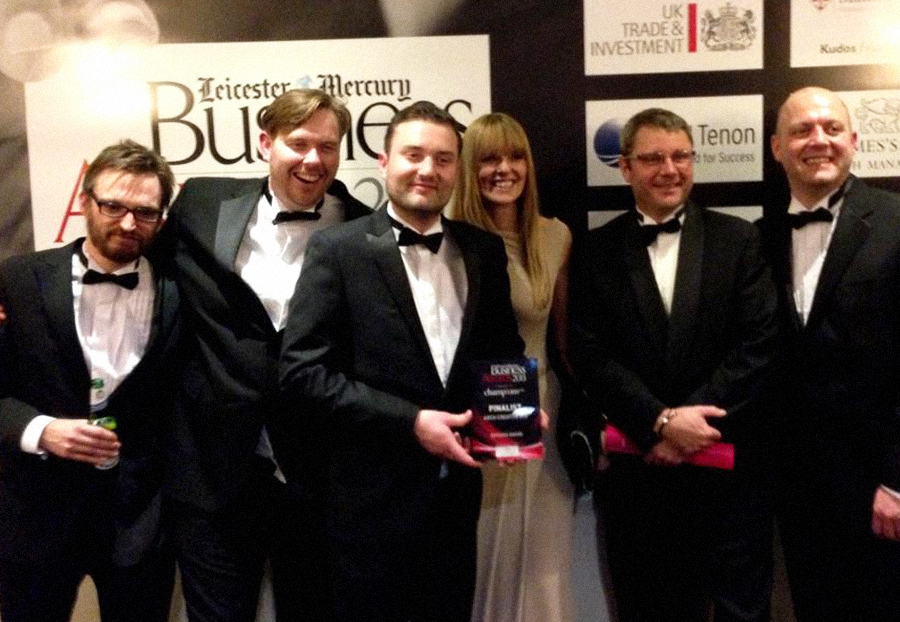 We win the Small Business of the year award!